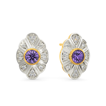 Lady Violet Diamond Earrings