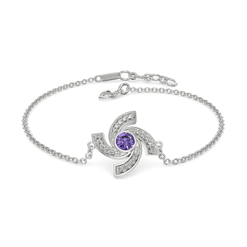Captivating Purple Diamond Bracelets
