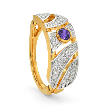 Colour Me Purple Diamond Rings