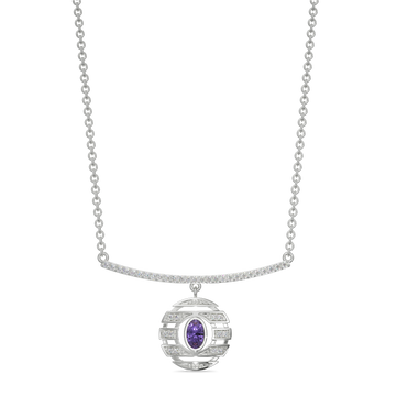 Purple Saga Diamond Necklaces