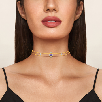 I See Purple  Diamond Necklaces