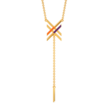 Vibin To Varsity Gold Necklaces