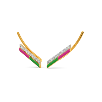 Team Spirit Diamond Earrings
