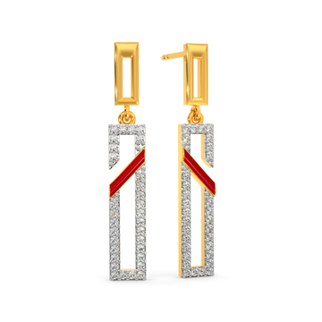 Play With Passion Diamond Earrings