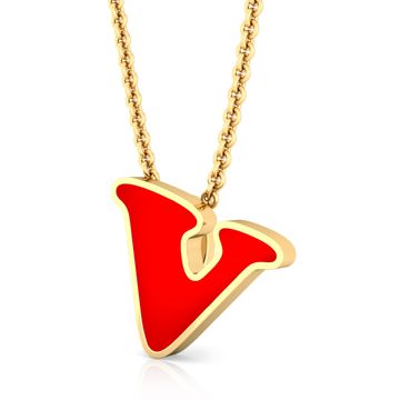 V for victory Gold Pendants