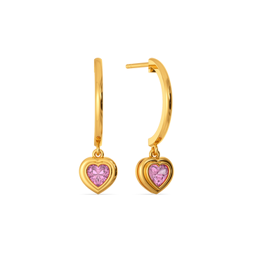 Pink Notes Gemstone Earrings
