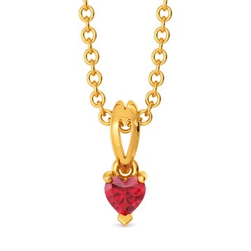 Piece of Your Heart Gemstone Pendants