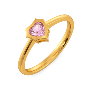 Pink Love Gemstone Rings