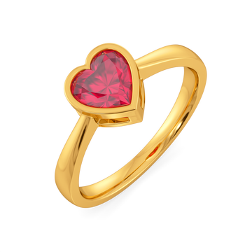 Secretly Crushing on You Gemstone Rings