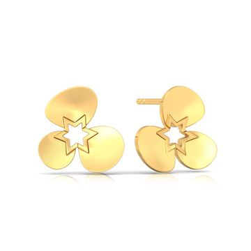Blazin' Blossom Gold Earrings