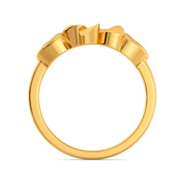 Bloom in Retro Gold Rings