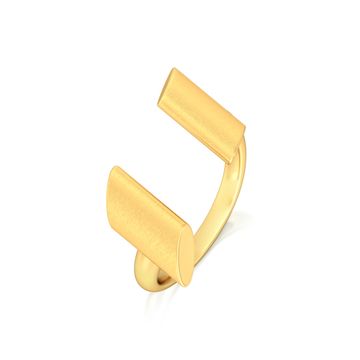 Golden Incline Gold Rings