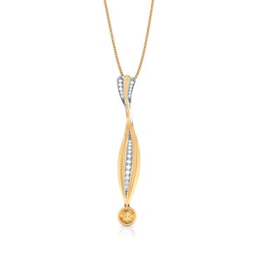 Citrus Gild Diamond Pendants