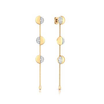 Evening Spotlight Diamond Earrings