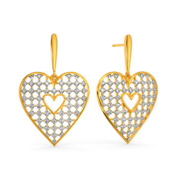 Laced in Love Diamond Earrings