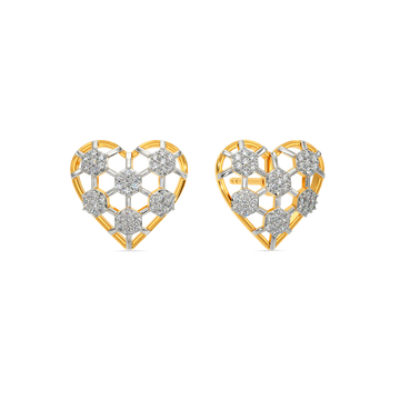 Lacey Love Story Diamond Earrings