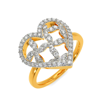 Lace Romance Diamond Rings