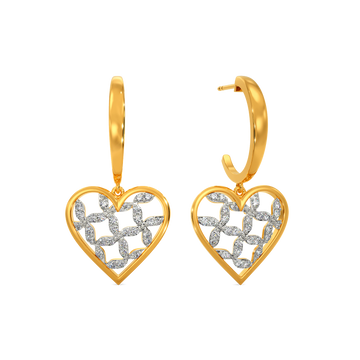 Lace Romance Diamond Earrings