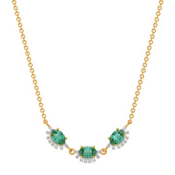 Botanical Radiance Gemstone Necklaces