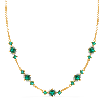 Citrusy Gemstone Necklaces