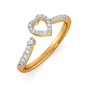 Hearts in Harmony Diamond Rings