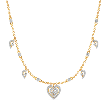 Love Knot Diamond Necklaces