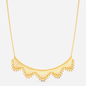 Puffer Up Gold Necklaces