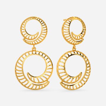 Twirl in OTT Gold Earrings