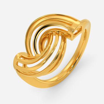 Volume Fusion Gold Rings
