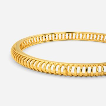Fantastical Swirl Gold Bangles
