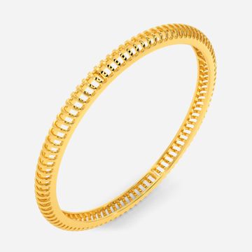 Fantastical Swirl Gold Bangles