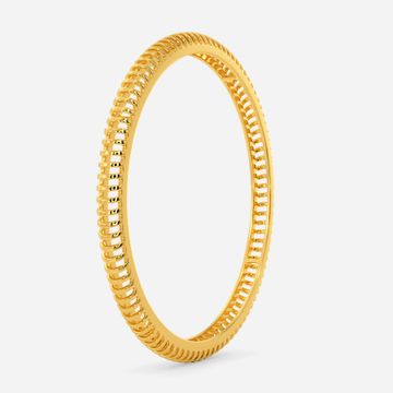 Fantastical Swirl Gold Bangles