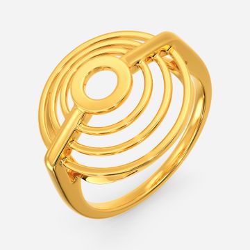 Crino Layers Gold Rings