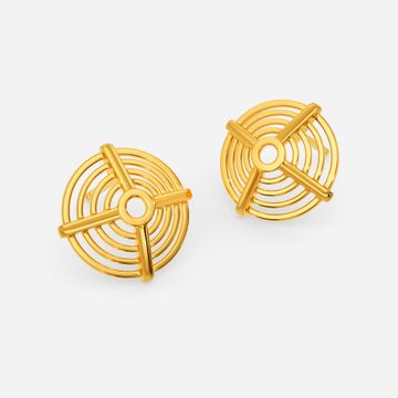 Crino Layers Gold Earrings