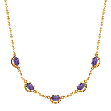 Pretty in Purple Gemstone Necklaces