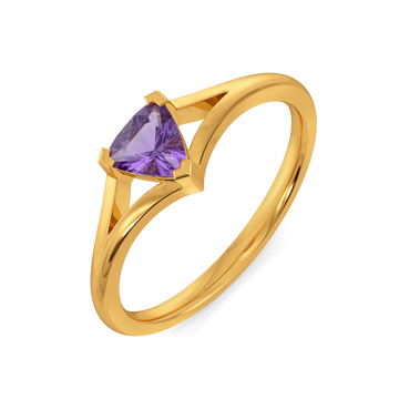 Purple Hues Gemstone Rings