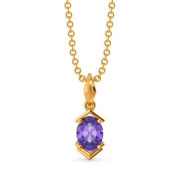 Amethyst Aura Gemstone Pendants