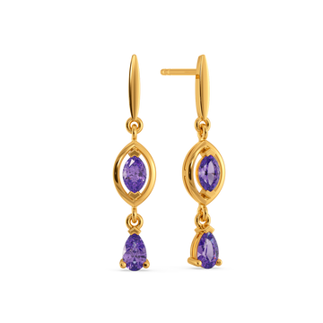 Purple Dreams Gemstone Earrings