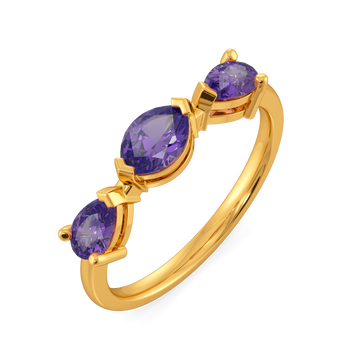 Purple Dreams Gemstone Rings