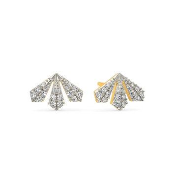 Party Sculptures Diamond Earrings