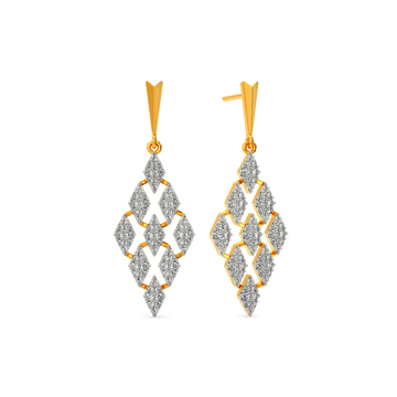 In Party Land Diamond Earrings