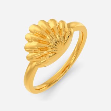 Shell Muse Gold Rings