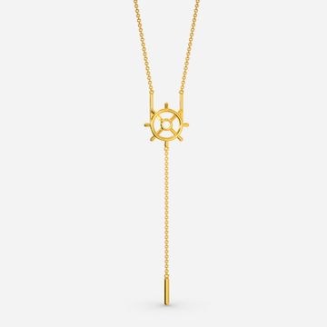 Steer The Helm Gold Necklaces