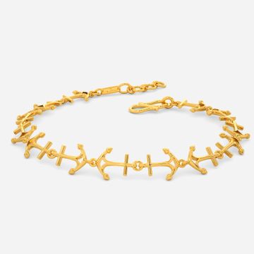 Anchor-me Gold Bracelets