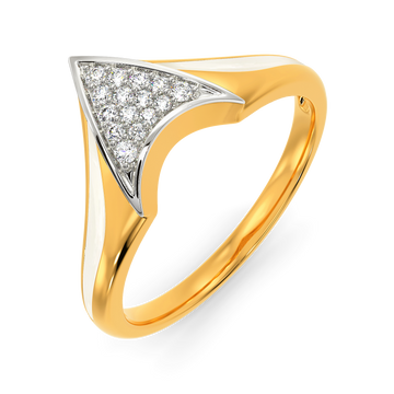Bold In White Diamond Rings