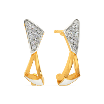 White Dream Diamond Earrings