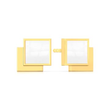 The Unbox Code Gold Earrings