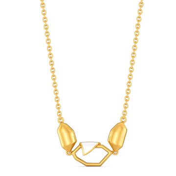 The Polygon Ruse Gold Necklaces