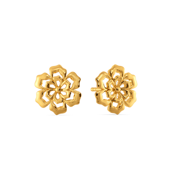 Party in Papier Gold Earrings