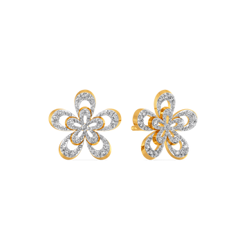 In a Paperland Diamond Earrings